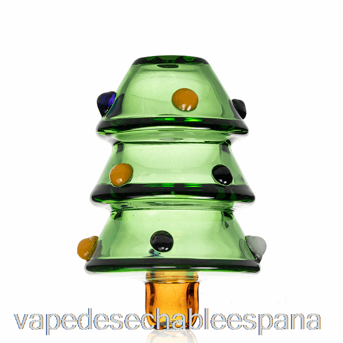 Vape Desechable España Cáñamo Arbol Navidad Cristal Carb Cap Verde